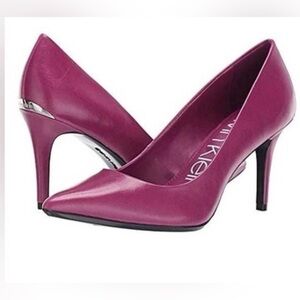 Calvin Klein Magenta Heels